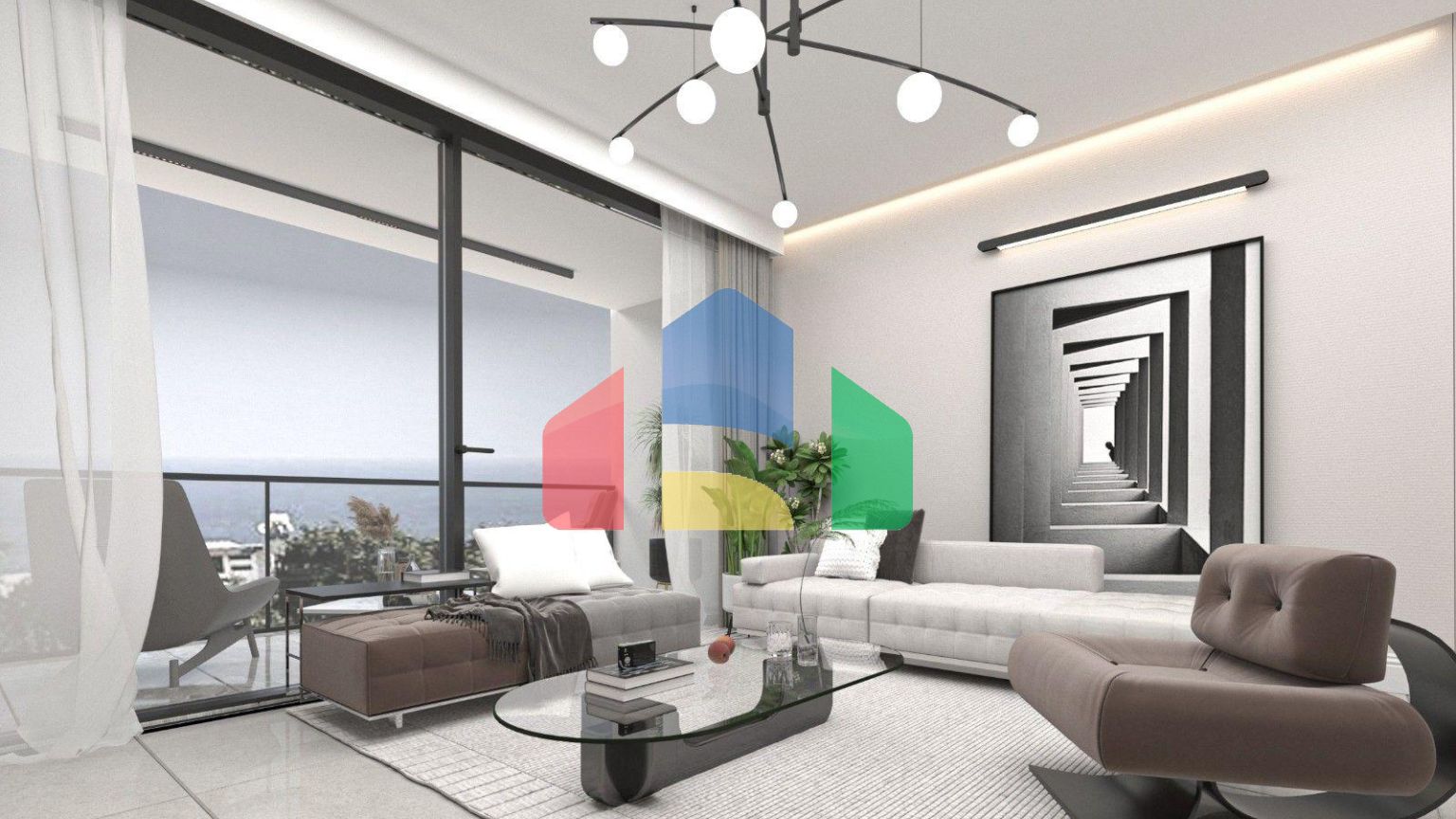 Квартира 1+1 Penthouse 48 м2 c террасой 34м2 в Татлысу