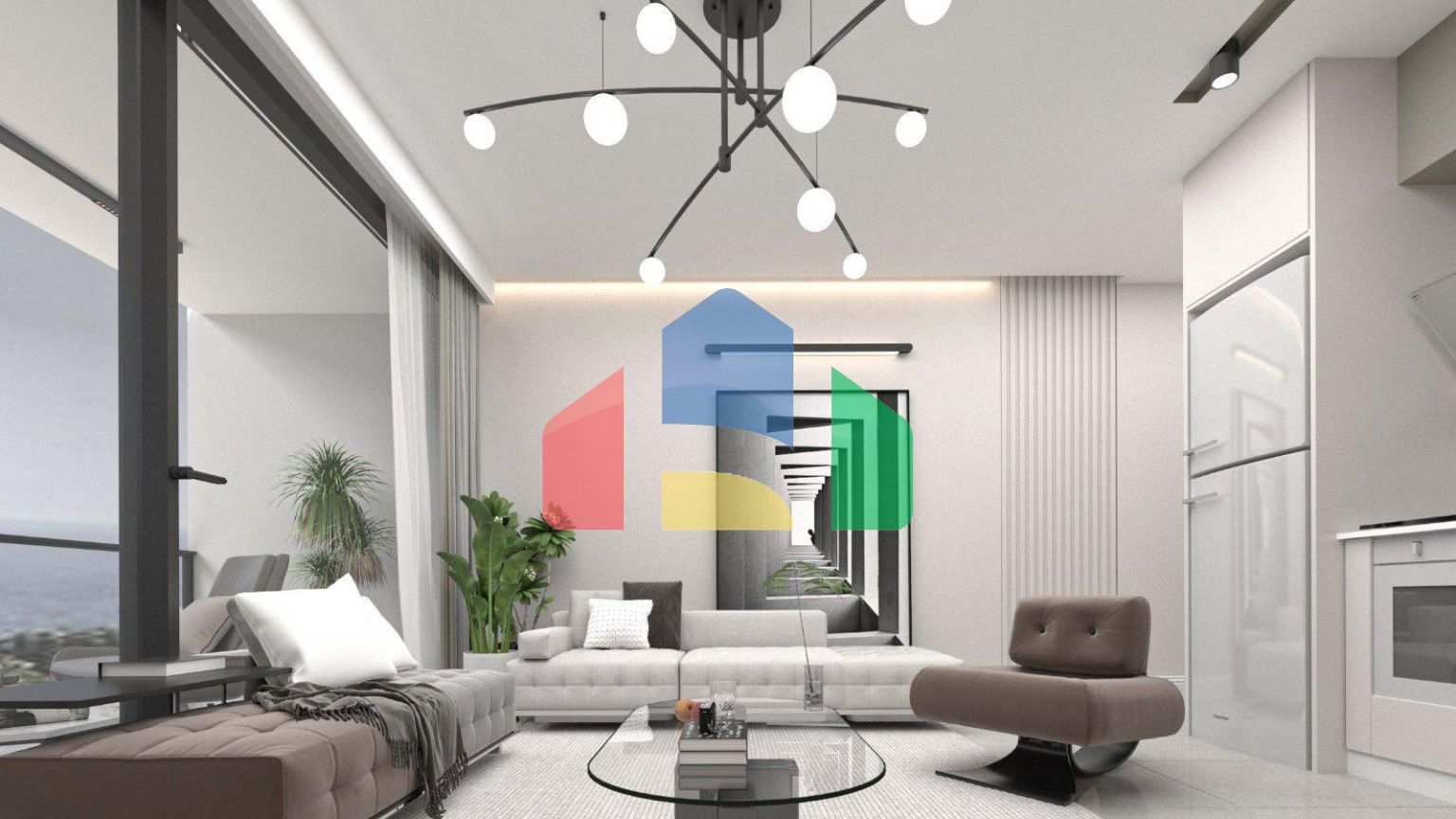 Квартира 1+1 Penthouse 48 м2 c террасой 34м2 в Татлысу