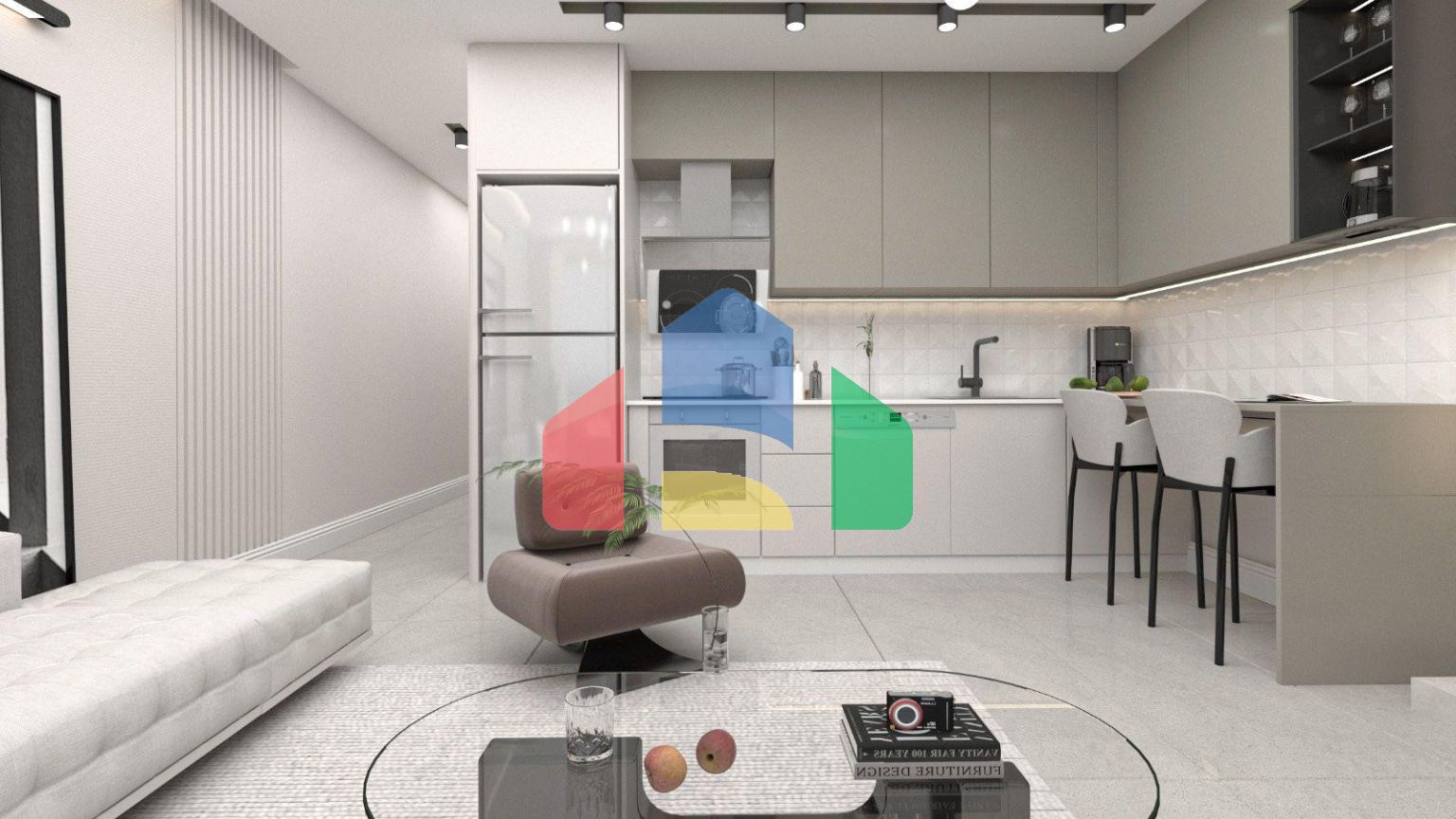 Квартира 1+1 Penthouse 48 м2 c террасой 34м2 в Татлысу