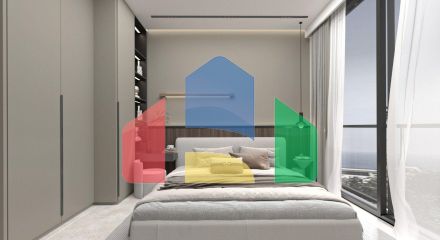 Квартира 1+1 Penthouse 48 м2 c террасой 34м2 в Татлысу Квартира 1+1 Penthouse 48 м2 c террасой 34м2 в Татлысу