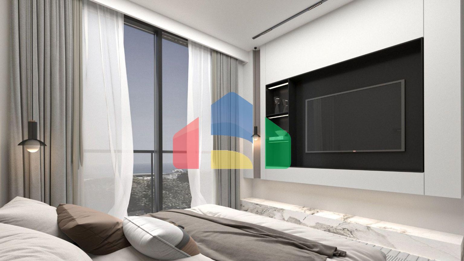 Квартира 1+1 Penthouse 48 м2 c террасой 34м2 в Татлысу