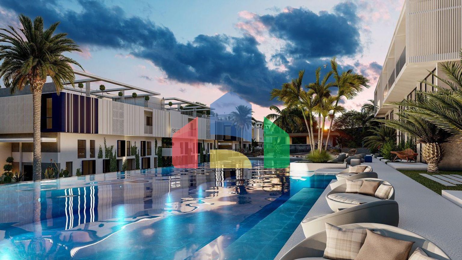 Квартира 1+1 Penthouse 48 м2 c террасой 34м2 в Татлысу