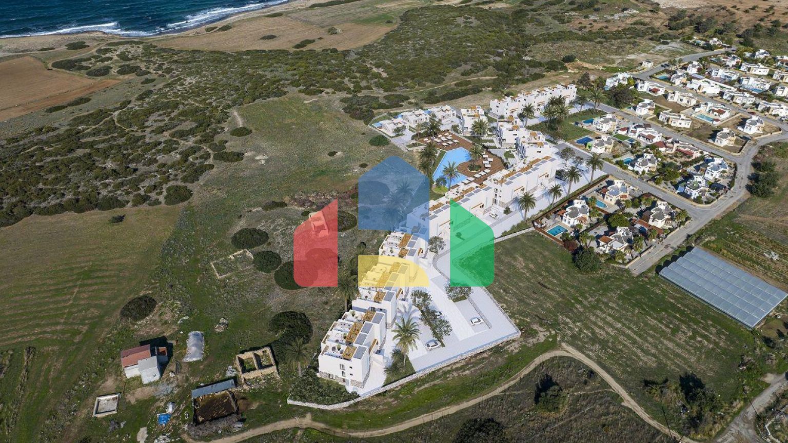 Двухкомнатная квартира 50 м2 + 10 м2 терраса  в 300 метрах от моря