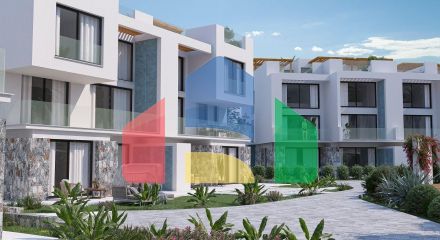 Квартира 1+1 Penthouse Duplex 80 м2 c двумя террасами в новом комплексе в Татлысу