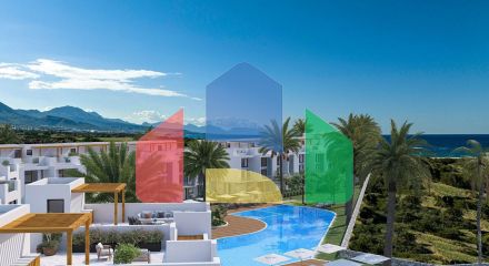 Квартира 1+1 Penthouse Duplex 80 м2 c двумя террасами в новом комплексе в Татлысу