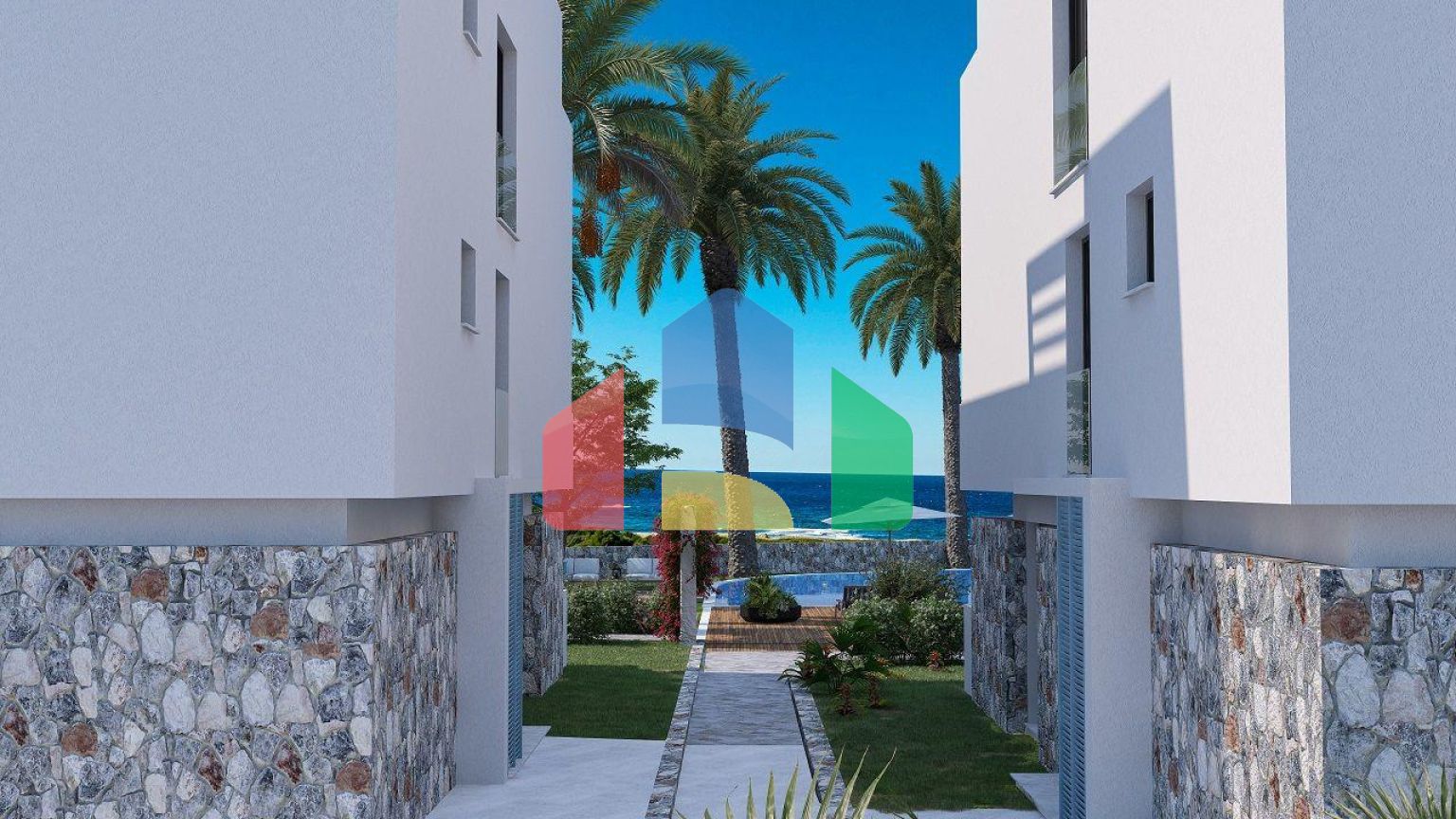 Квартира 1+1 Penthouse Duplex 80 м2 c двумя террасами в новом комплексе в Татлысу