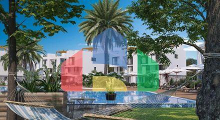 Apartment 2 + 1 ( 78 m2) with a garden ( 21 m2) in a new complex in Tatlysu