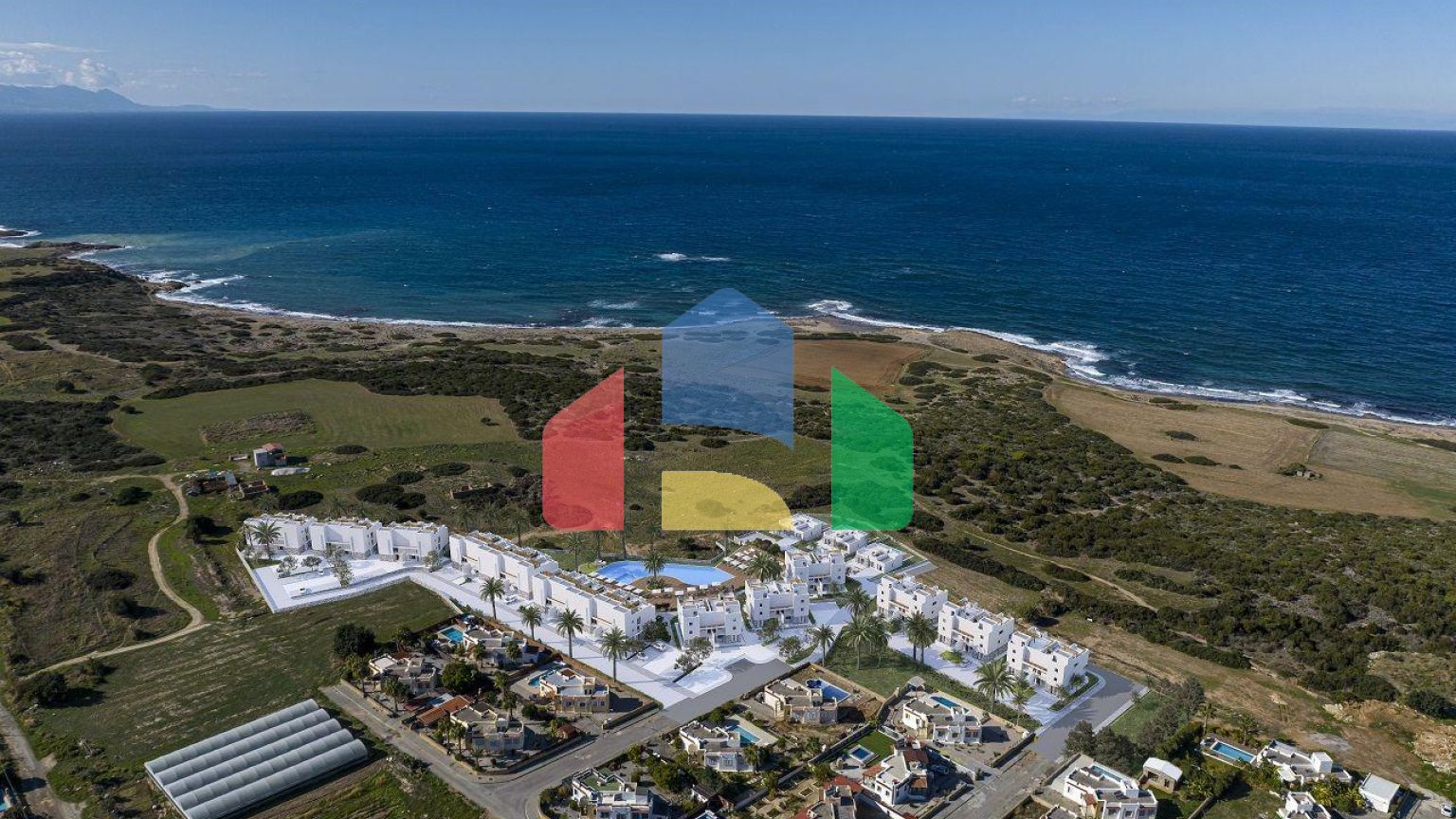 Квартира 2+1( 78 м2) с садом ( 21 м2) в новом комплексе в Татлысу