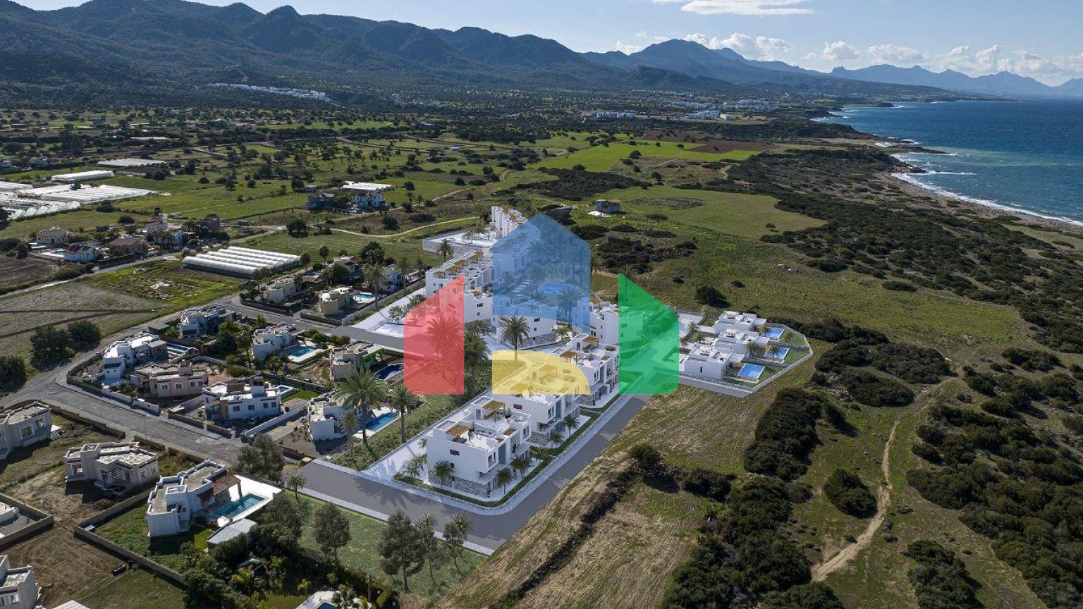 Квартира 2+1 Penthouse 105 м2 c двумя террасами в красивом комплексе в Татлысу