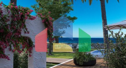 Bungalow 3 + 1 (125 m2) with two terraces in a beautiful complex in Tatlysu