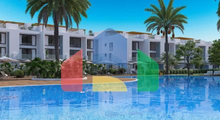 Бунгало 3+1 (125 м2) c двумя террасами в красивом комплексе в Татлысу