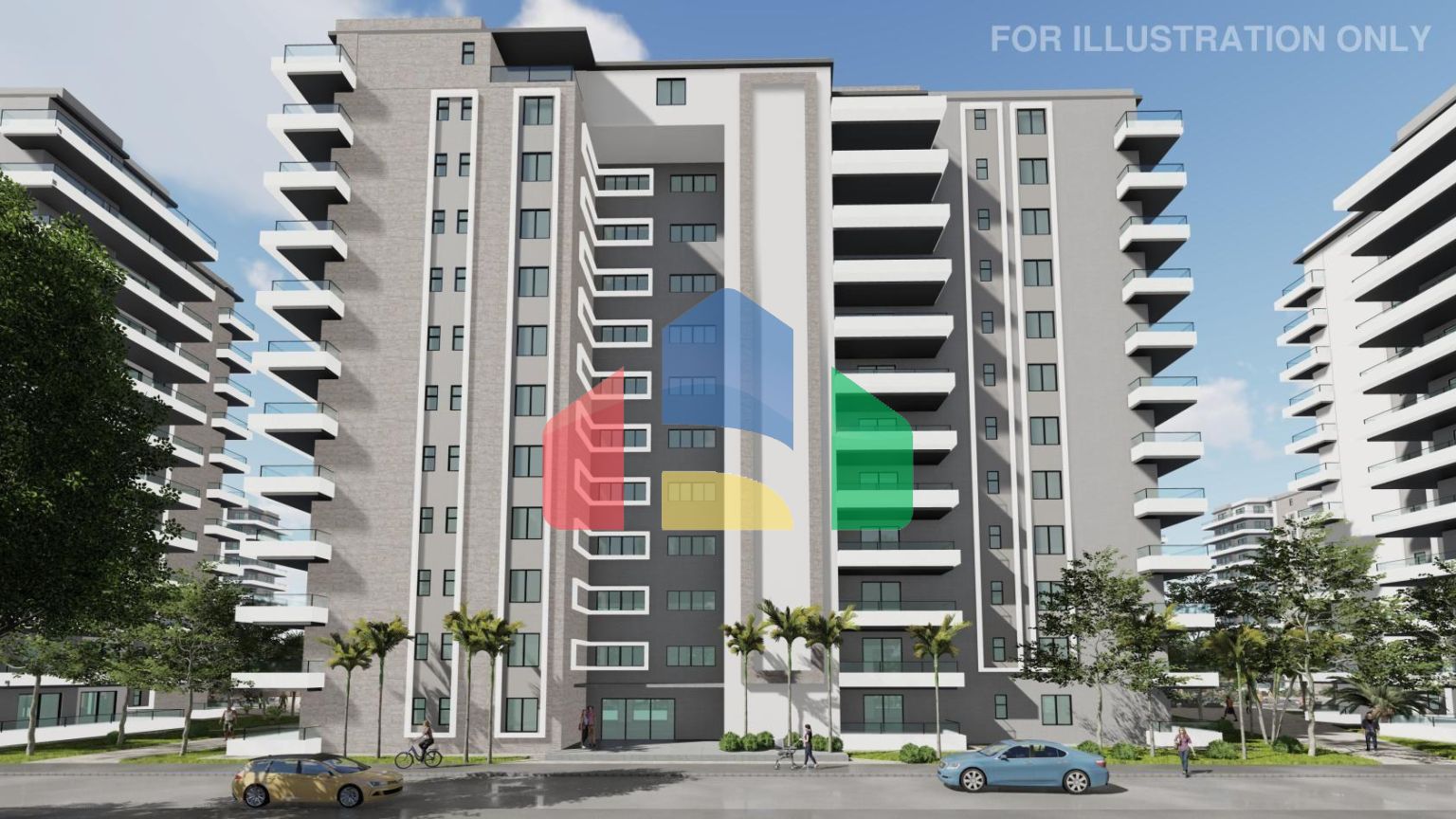 3-комнатные апартаменты 79 м2 с балконом 15 м2 в СПА-комплексе в 600 метрах от песчаного пляжа