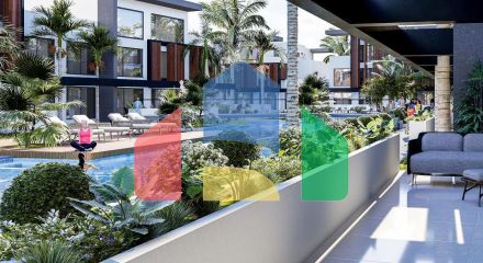 Квартира 2+1( 81 м2) с террасой в 800 метрах от песчаного пляжа в Йенибоазичи Квартира 2+1( 81 м2) с террасой в 800 метрах от песчаного пляжа в Йенибоазичи