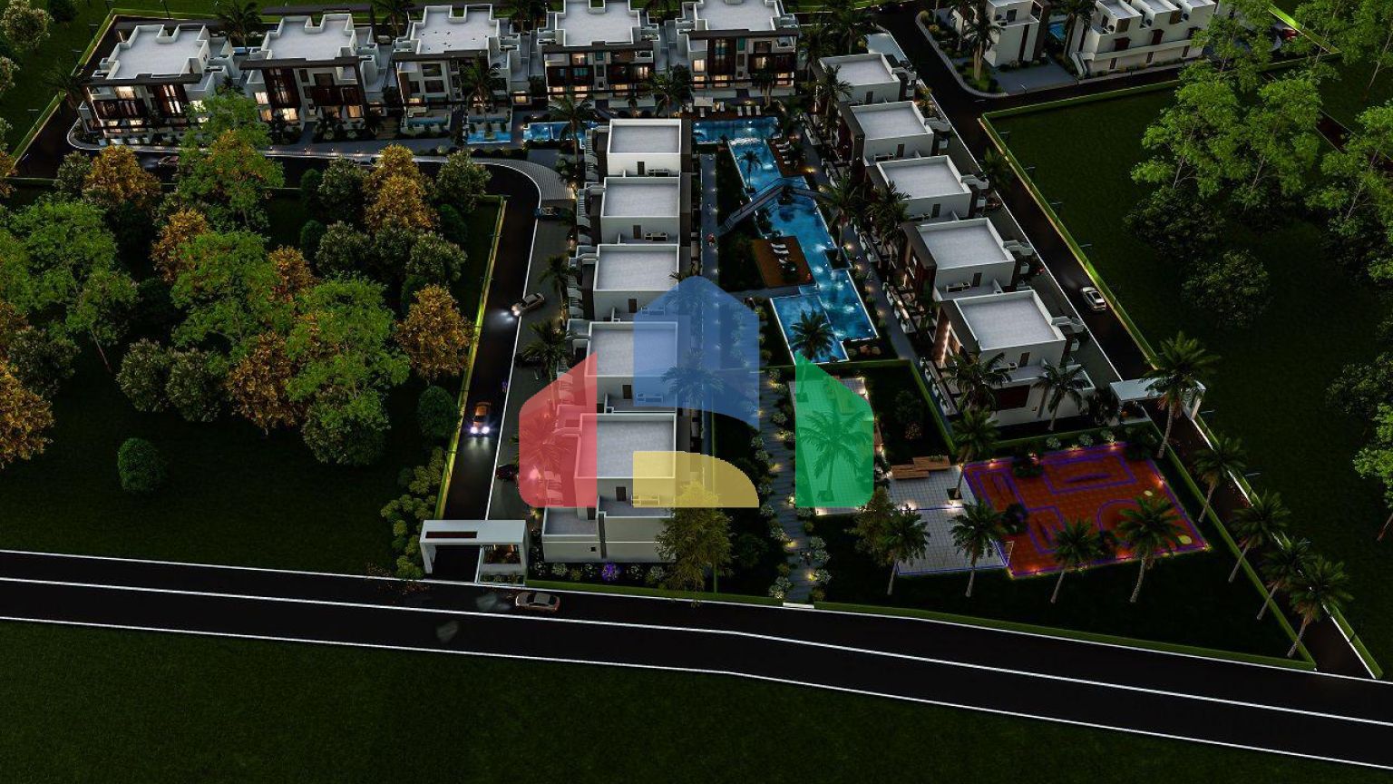 Квартира 2+1( 81 м2) с террасой  в 800 метрах от песчаного пляжа в Йенибоазичи