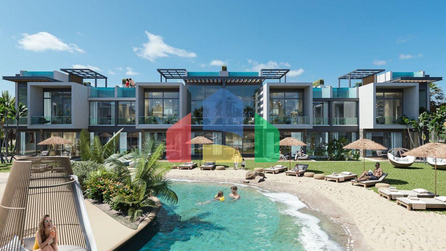 Студия Penthouse 37м2 с террасой 30 м2 в роскошном  новом комплексе