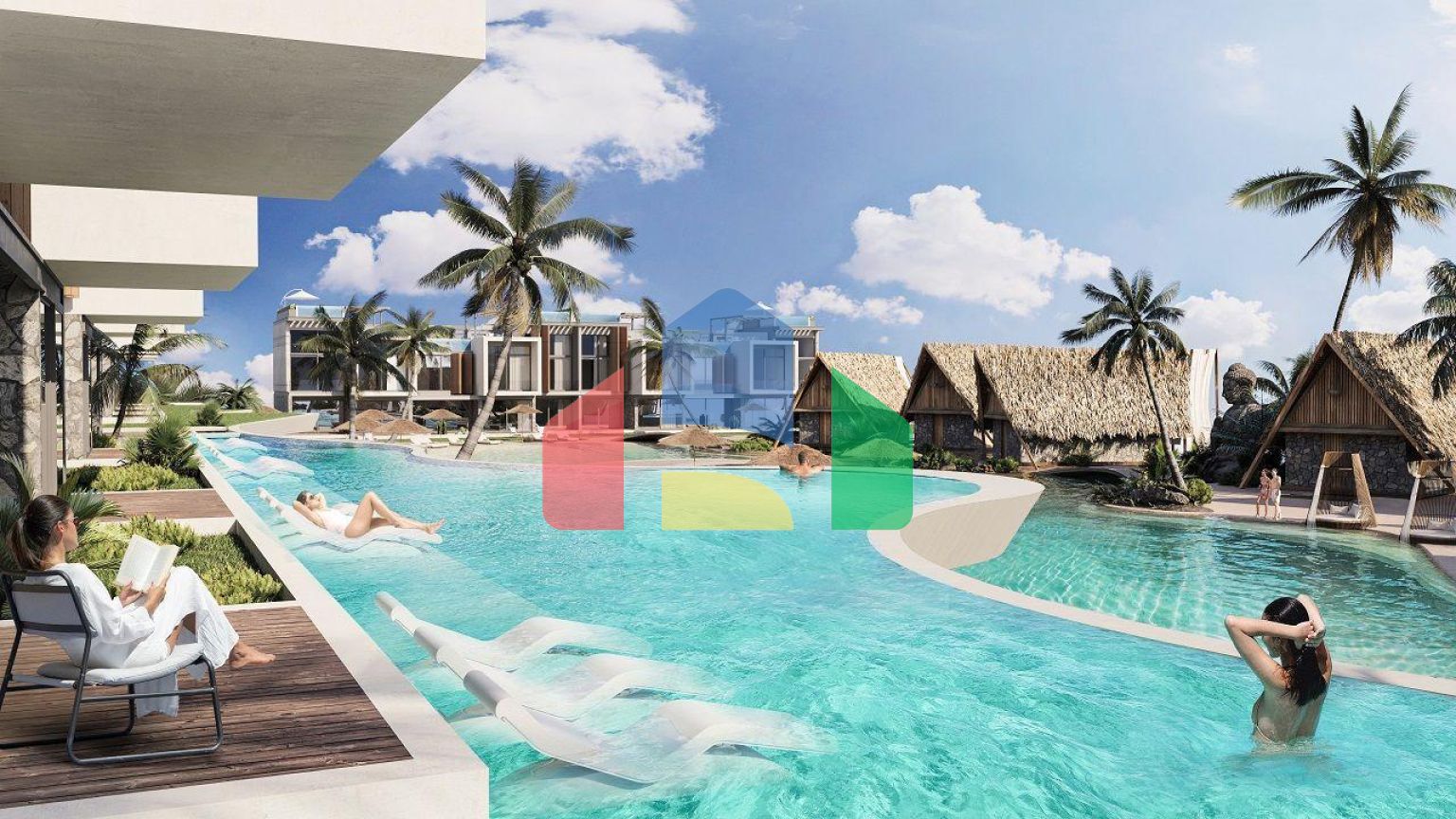 Студия Penthouse 37м2 с террасой 30 м2 в роскошном  новом комплексе