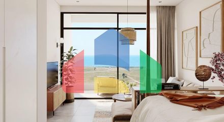 Студия Penthouse 37м2 с террасой 30 м2 в роскошном новом комплексе Студия Penthouse 37м2 с террасой 30 м2 в роскошном новом комплексе