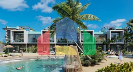 Studio Penthouse 37 m2 with a private pool of 15 m2 in a new complex