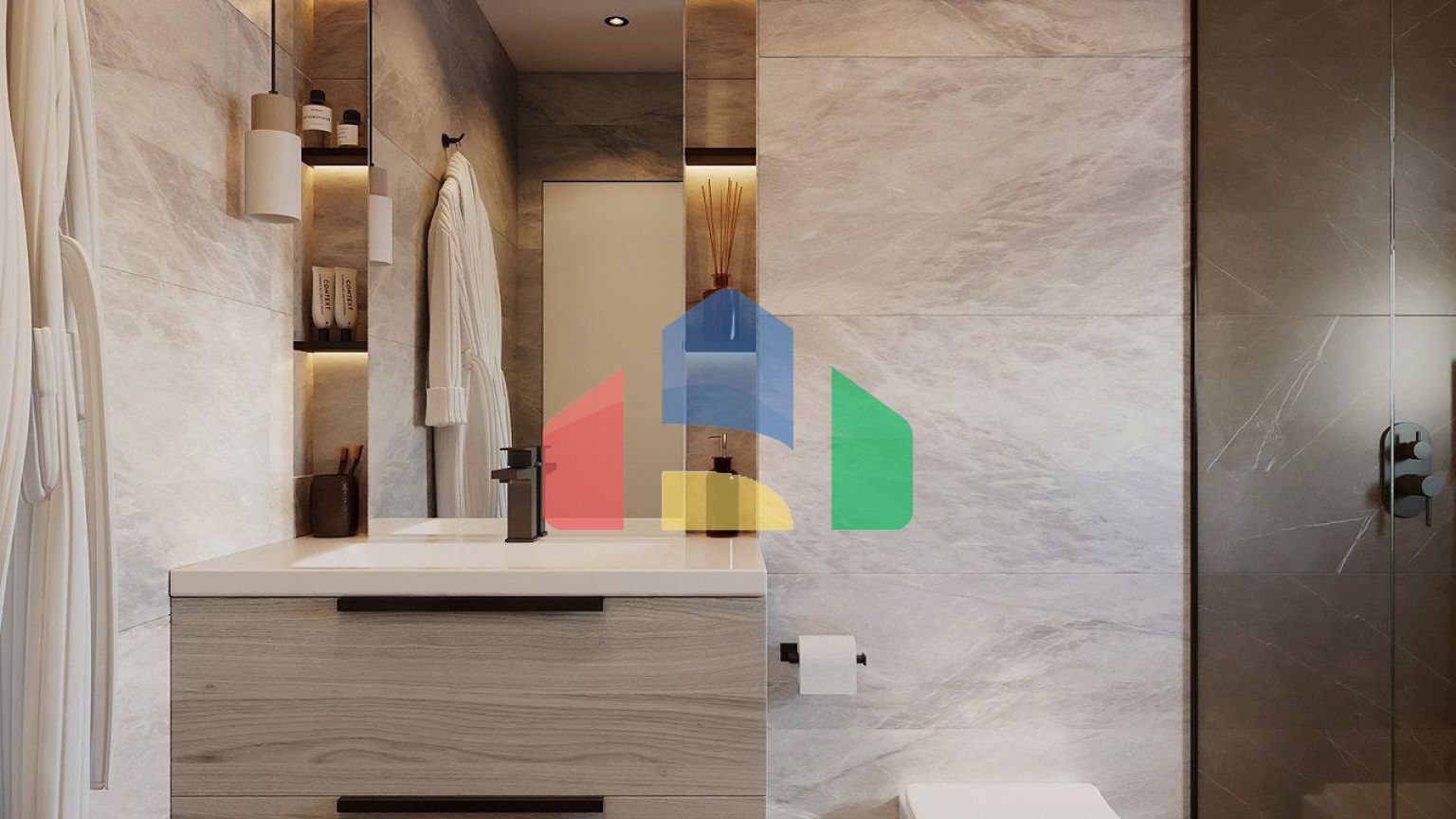 Студия Penthouse 37 м2 с частным бассейном 15  м2 в новом комплексе