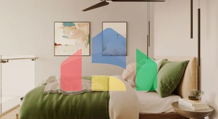 Двухкомнатная квартира 37 м2 с мезонином, террасой и бассейном в новом комплексе в Эсентепе