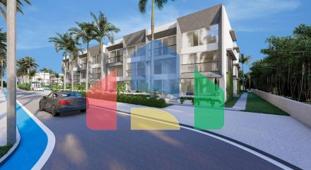 Studio Penthouse 38 m2 in a new complex 600 meters from the beach in Iskele