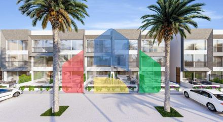 Студия Penthouse 38 м2 в новом комплексе в 600 метрах от пляжа в Искеле