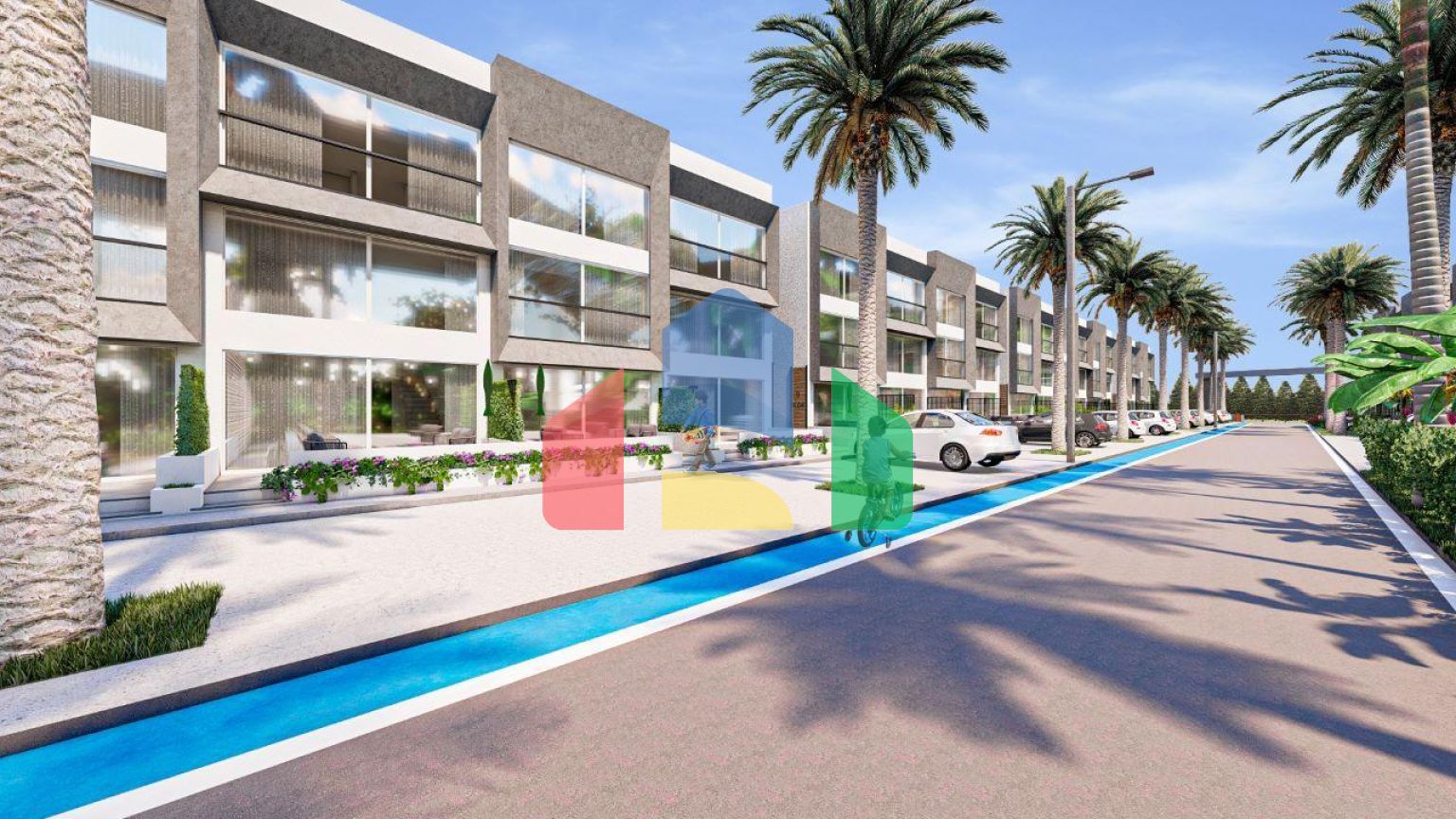 Студия Penthouse 38 м2 в новом комплексе в 600 метрах от пляжа в Искеле