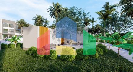 Студия Penthouse 38 м2 в новом комплексе в 600 метрах от пляжа в Искеле