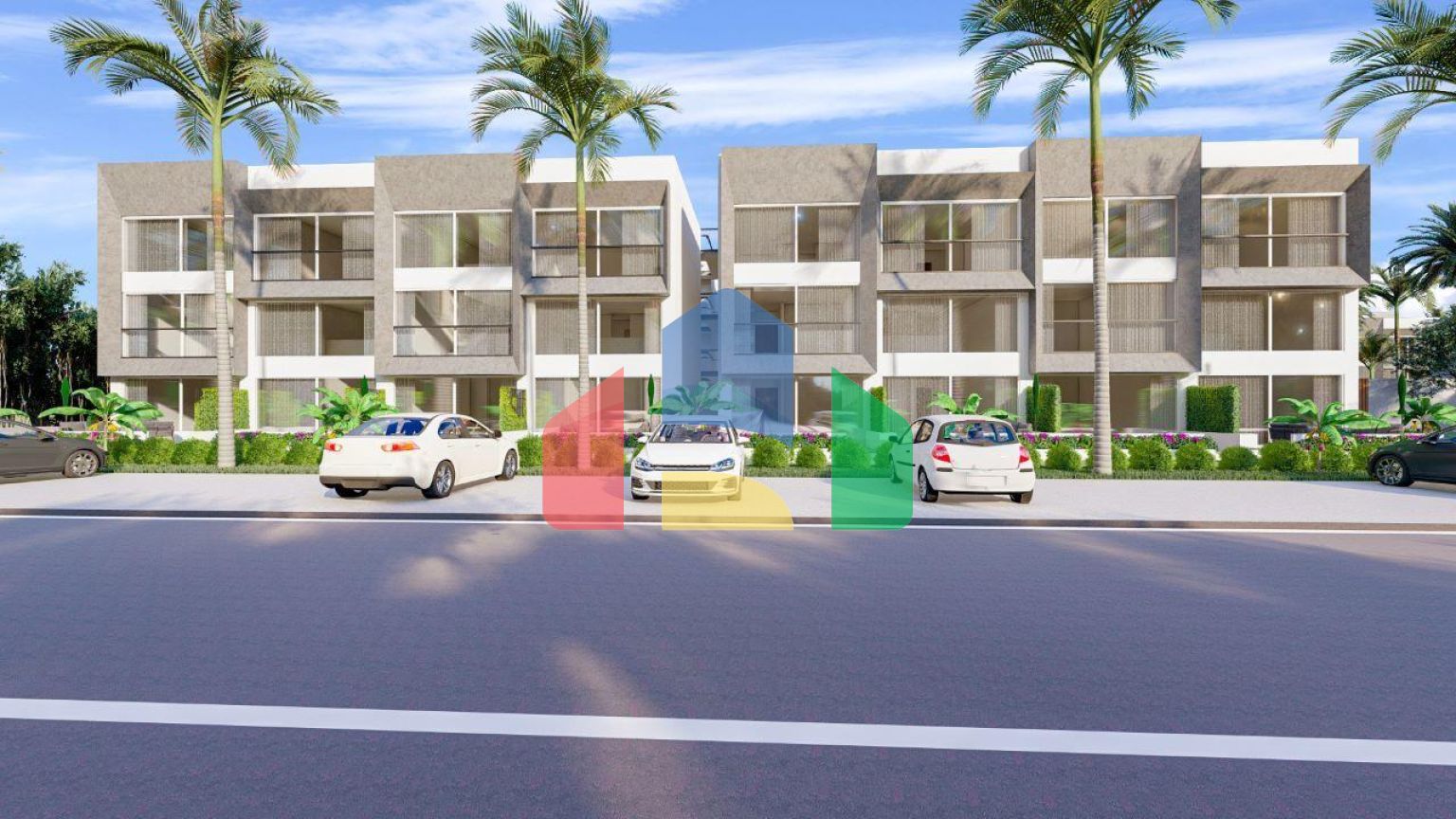 Двухкомнатная квартира  Loft 56 м2 в новом комплексе в 600 метрах от пляжа