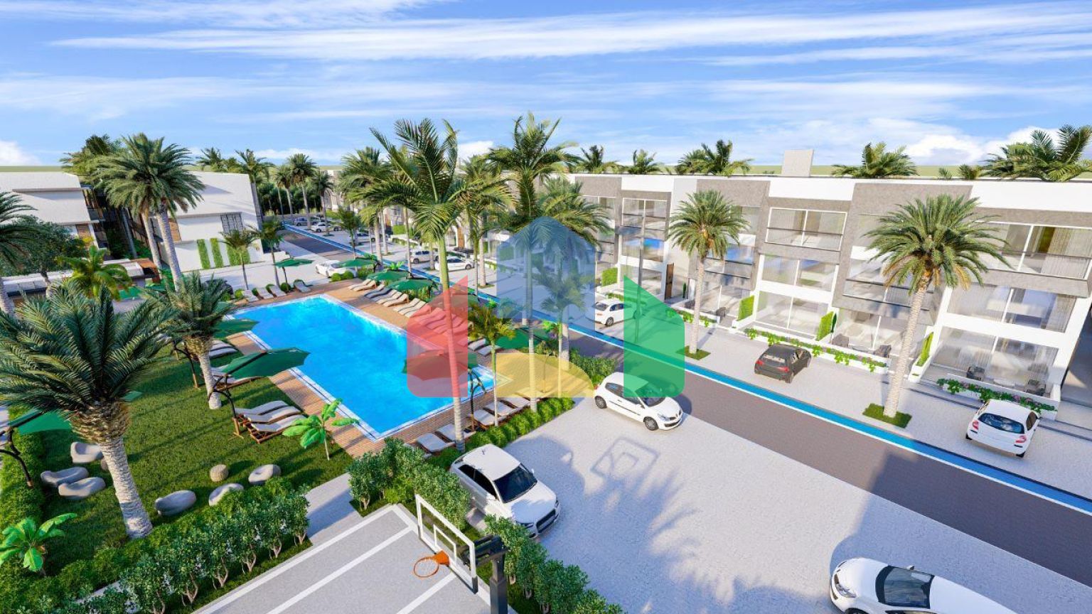 Двухкомнатная квартира  Loft 56 м2 в новом комплексе в 600 метрах от пляжа