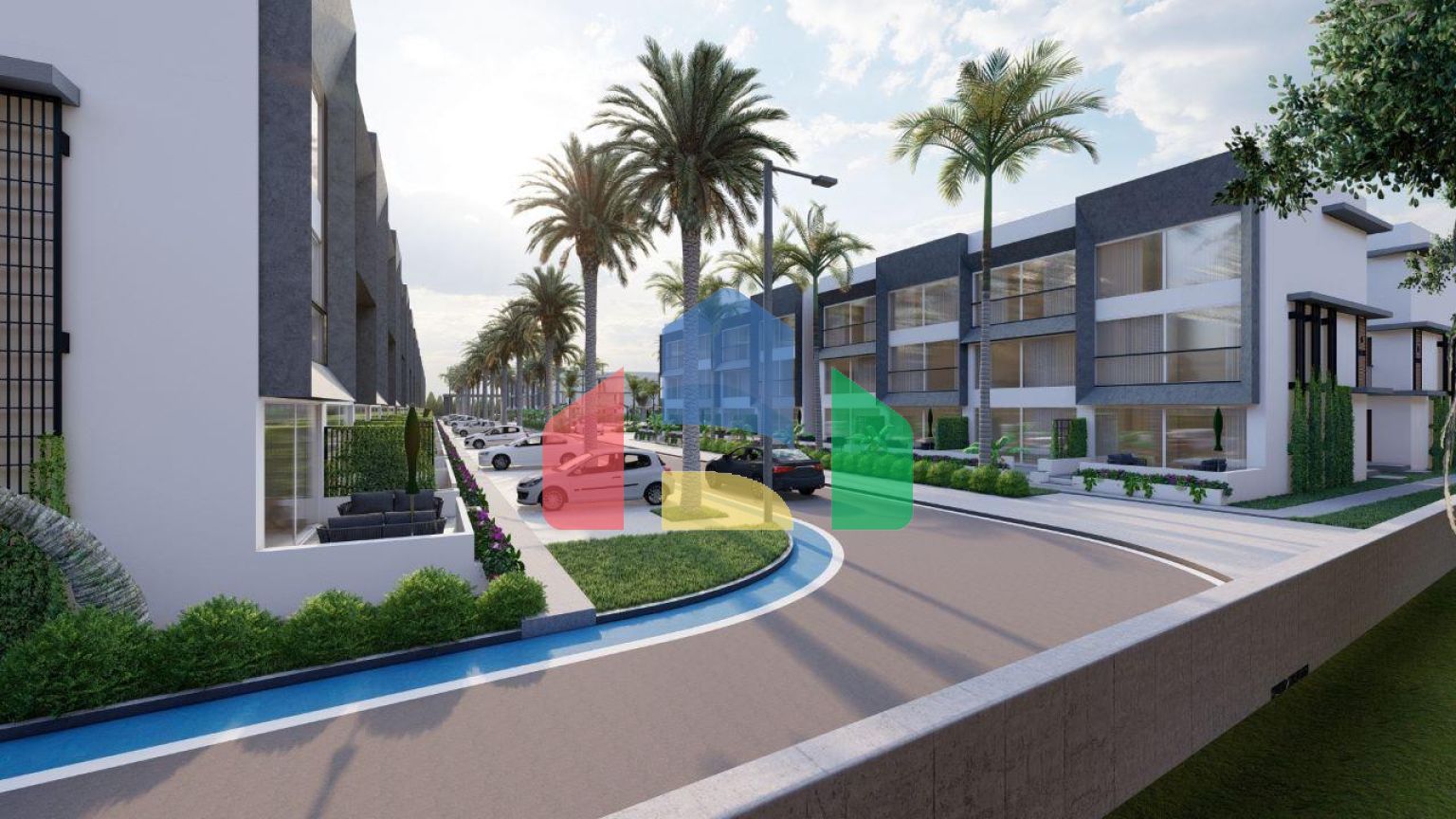 Двухкомнатная квартира  Loft 56 м2 в новом комплексе в 600 метрах от пляжа