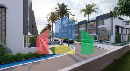 Двухкомнатная квартира Loft 56 м2 в новом комплексе в 600 метрах от пляжа Двухкомнатная квартира Loft 56 м2 в новом комплексе в 600 метрах от пляжа