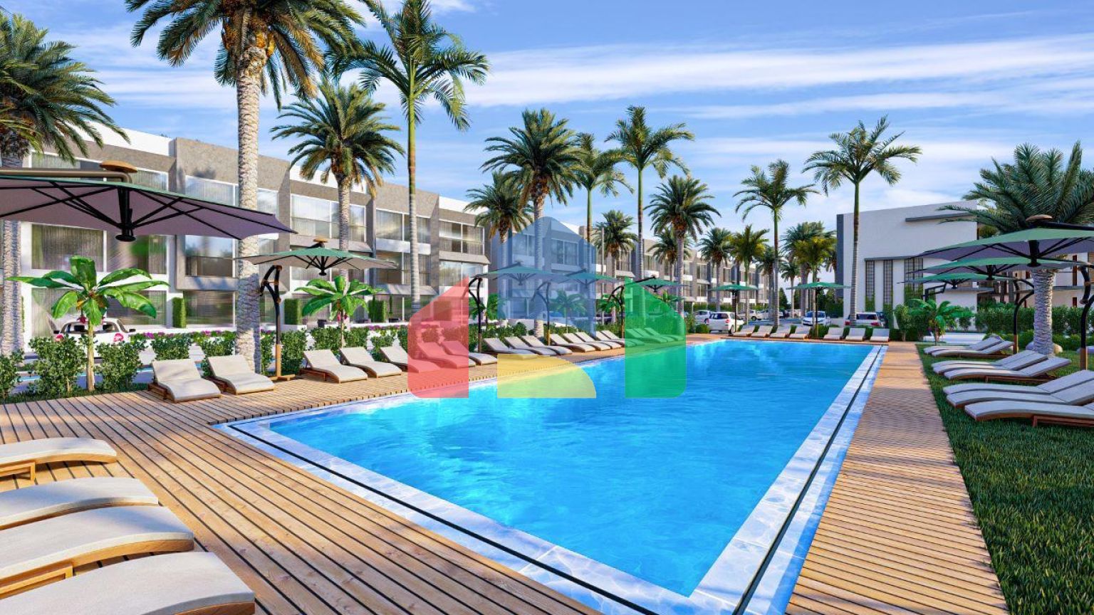 Двухкомнатная квартира  Loft 56 м2 в новом комплексе в 600 метрах от пляжа