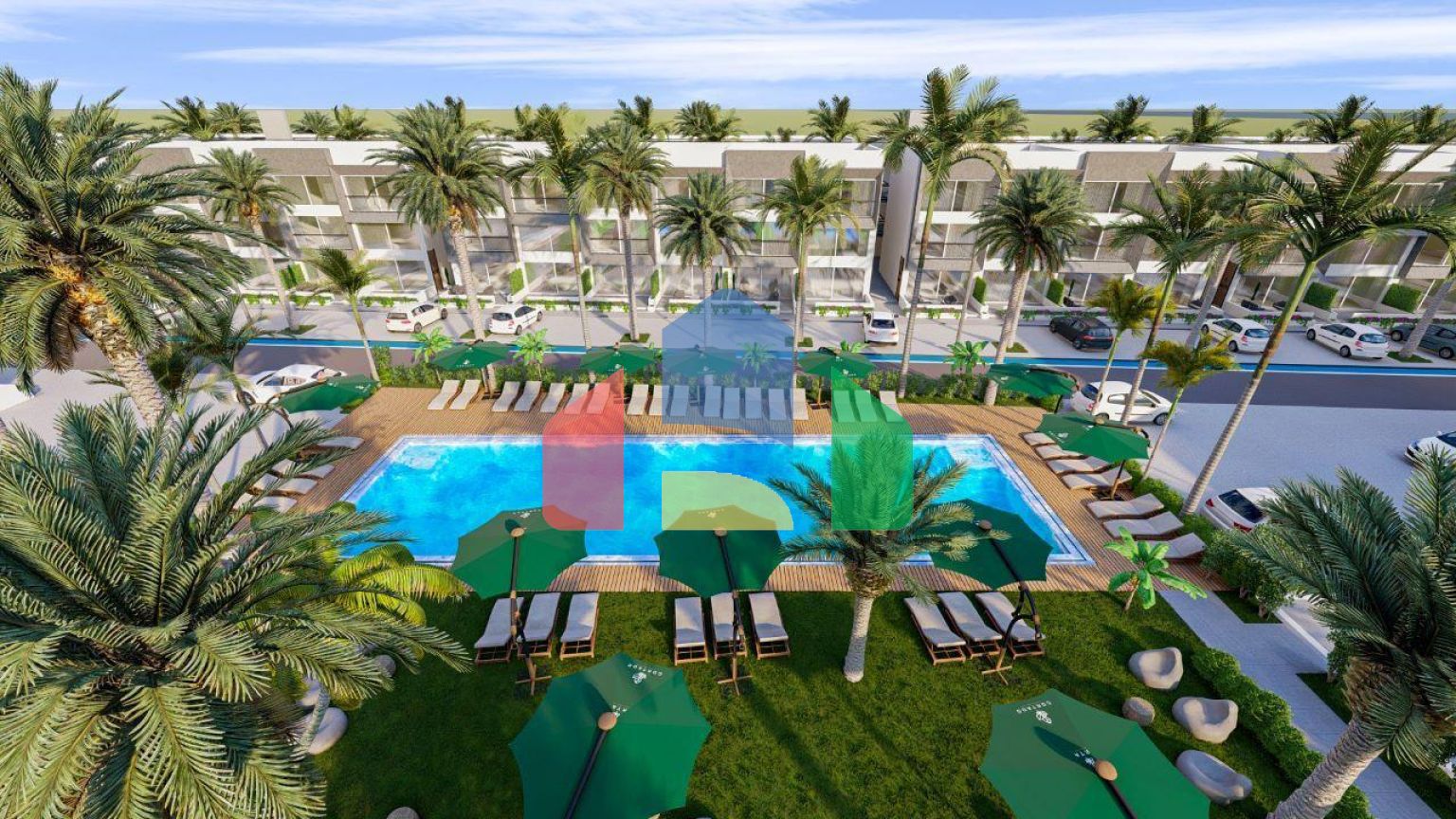 Двухкомнатная квартира  Loft 56 м2 в новом комплексе в 600 метрах от пляжа