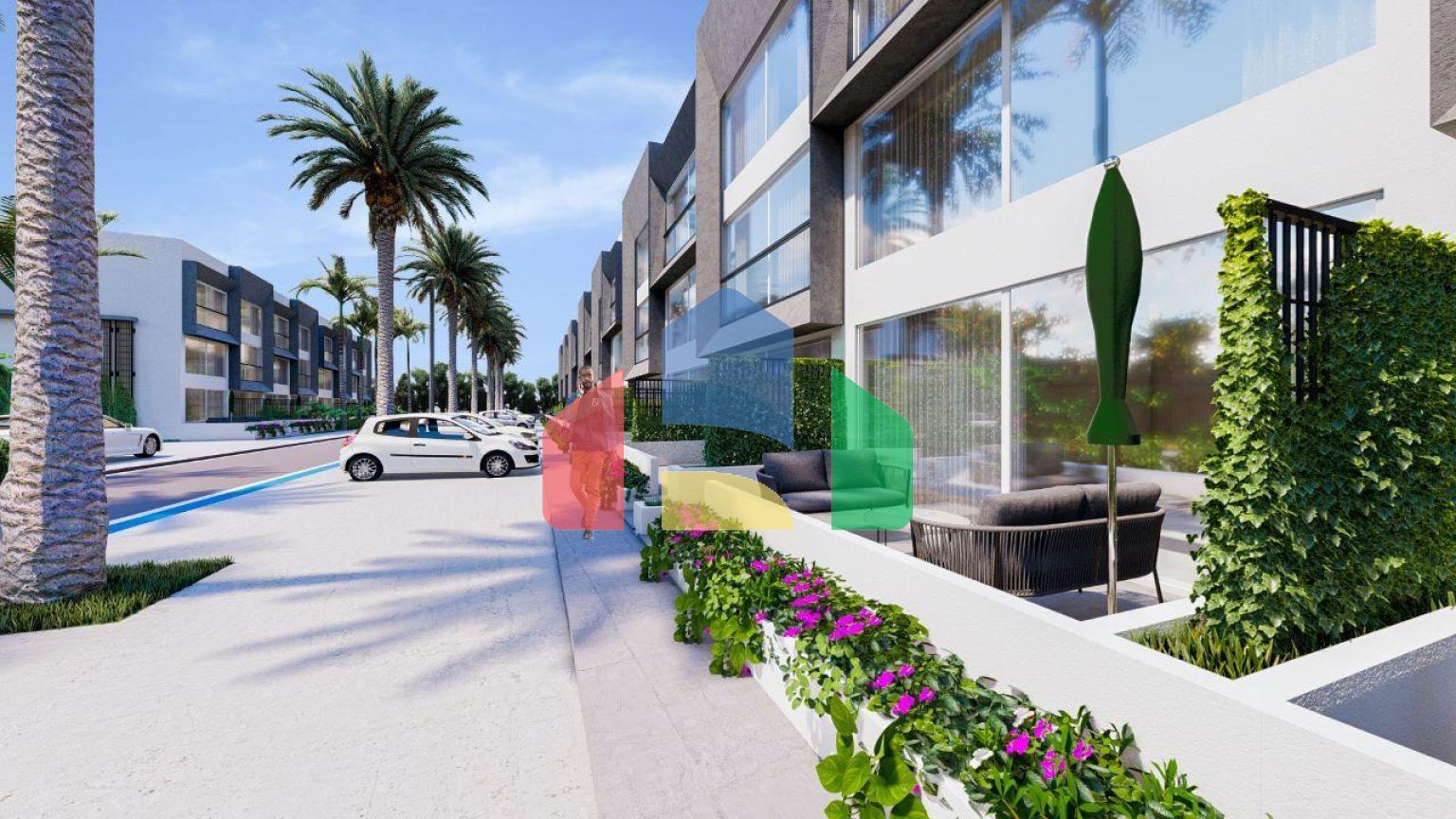 Двухкомнатная квартира  Loft 56 м2 в новом комплексе в 600 метрах от пляжа