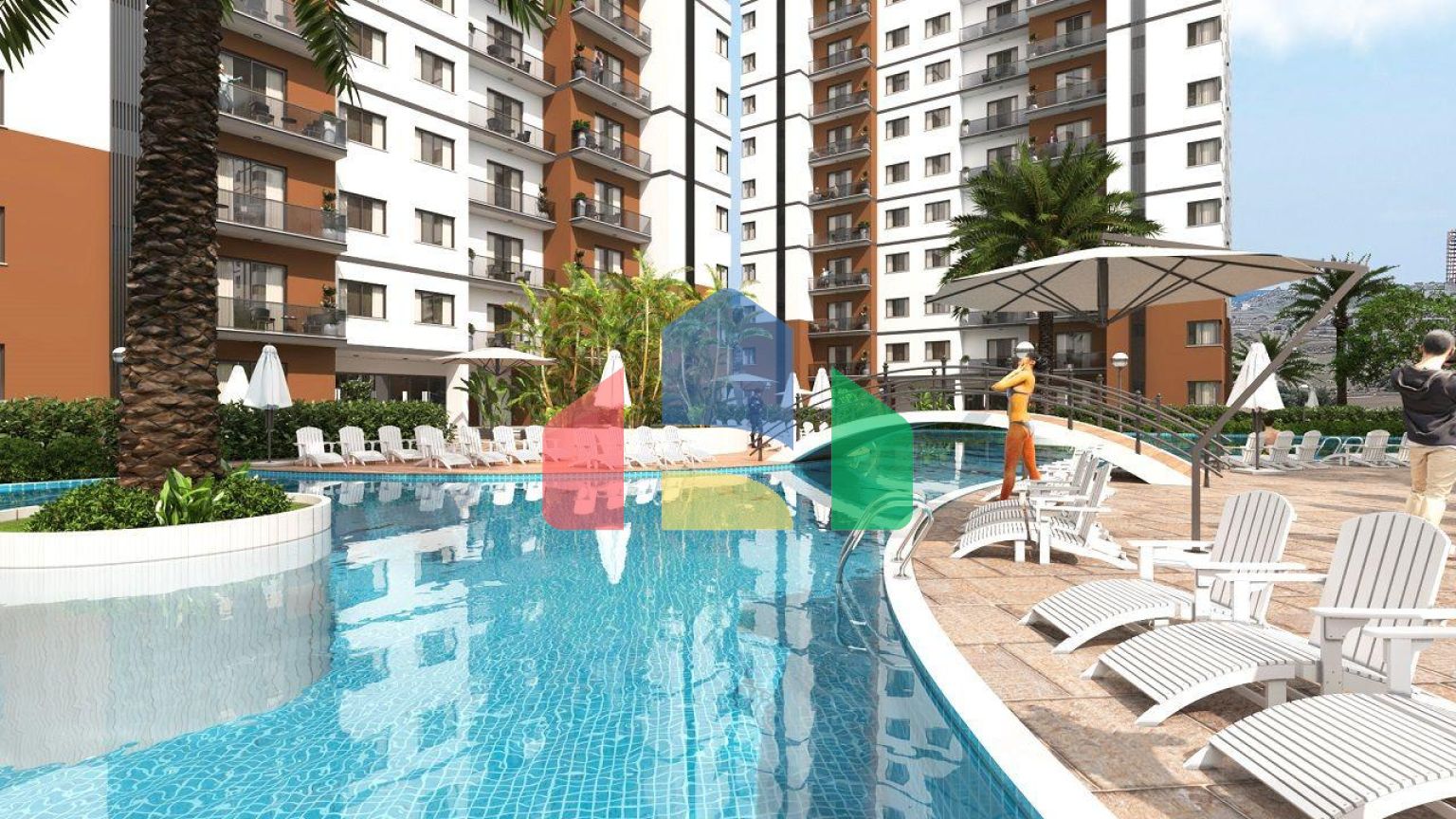 Студия 32м2 в новом комплексе в Боазе