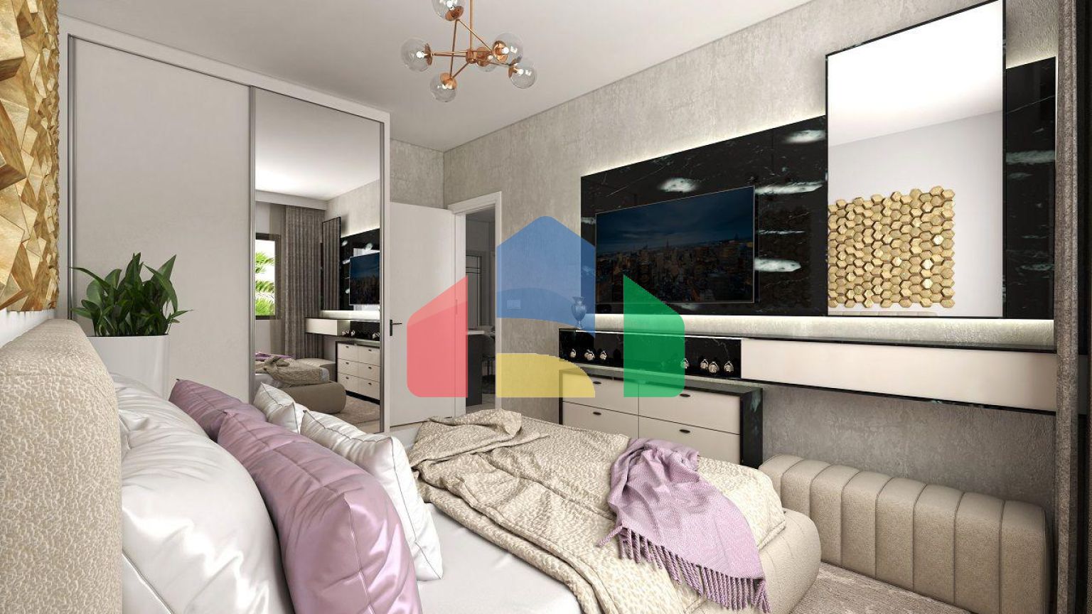 Студия 32м2 в новом комплексе в Боазе