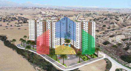 Двухкомнатная квартира 45м2 в новом комплексе в Боазе