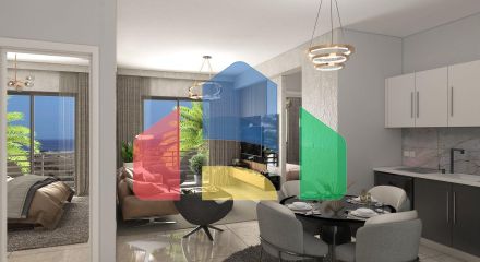 Двухкомнатная квартира 45м2 в новом комплексе в Боазе Двухкомнатная квартира 45м2 в новом комплексе в Боазе