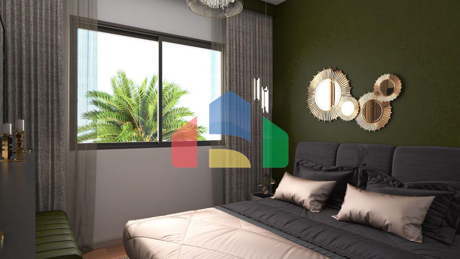 Трехкомнатная квартира 69 м2 в новом комплексе в Боазе