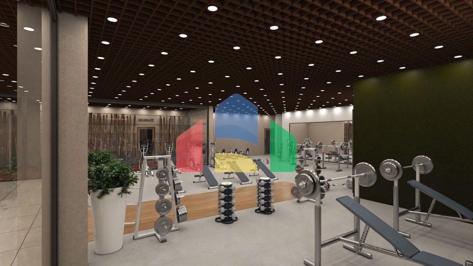 Трехкомнатная квартира 69 м2 в новом комплексе в Боазе