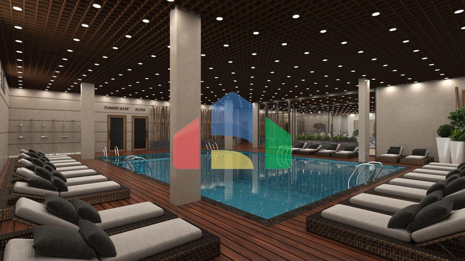 Трехкомнатная квартира 69 м2 в новом комплексе в Боазе