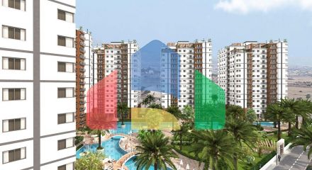 Трехкомнатная квартира 91 м2 с террасой на крыше и джакузи