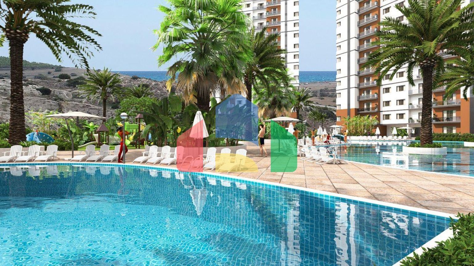 Трехкомнатная квартира 91 м2 с террасой на крыше и джакузи