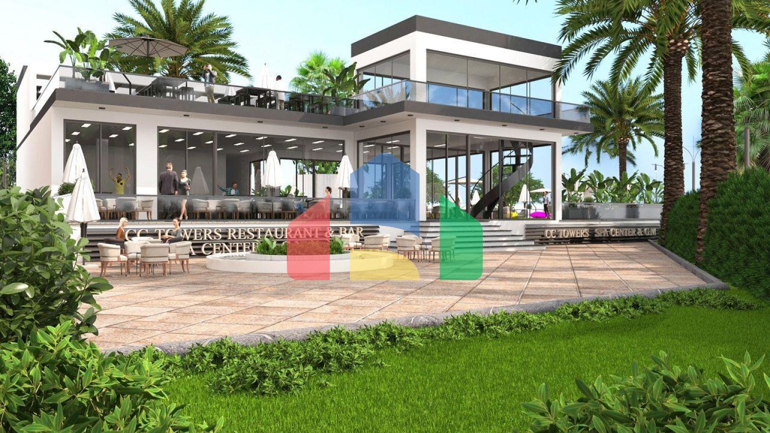 Трехкомнатная квартира 91 м2 с террасой на крыше и джакузи