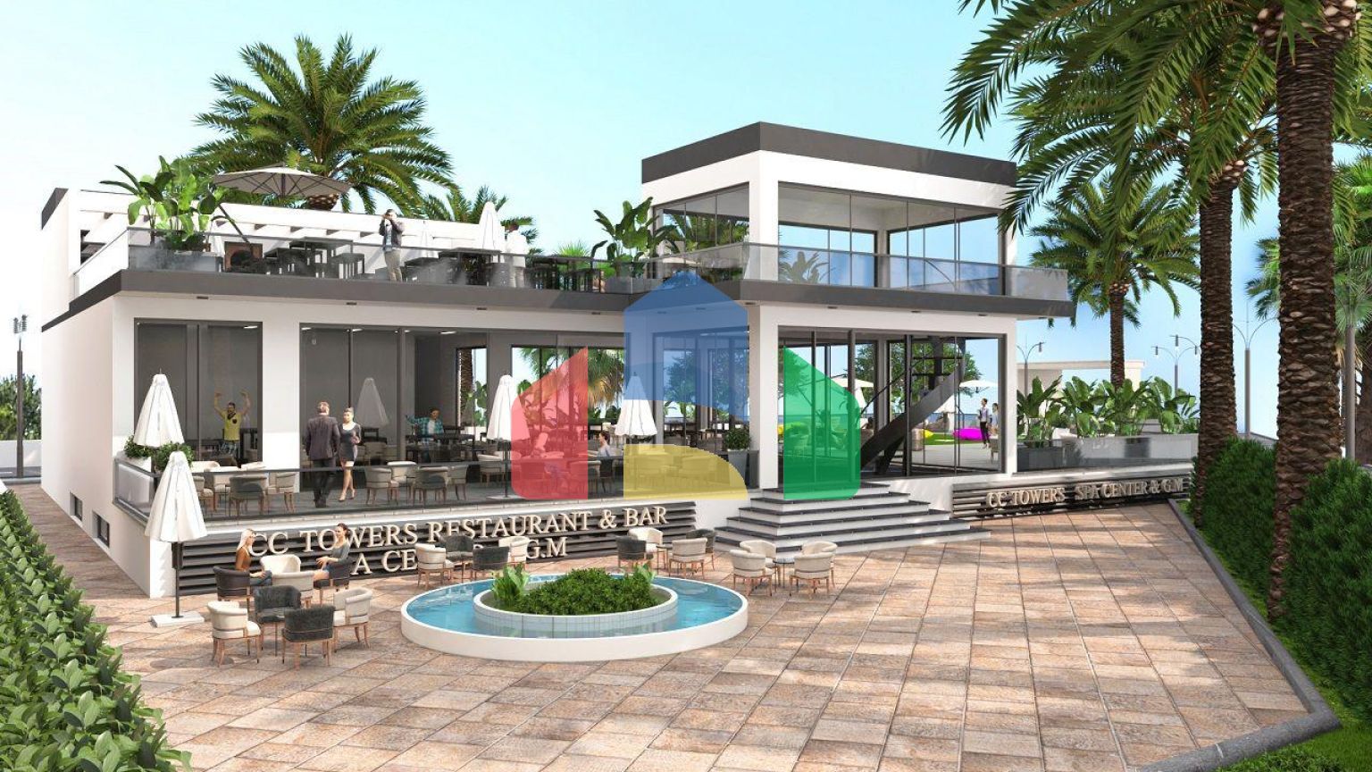 Трехкомнатная квартира 91 м2 с террасой на крыше и джакузи