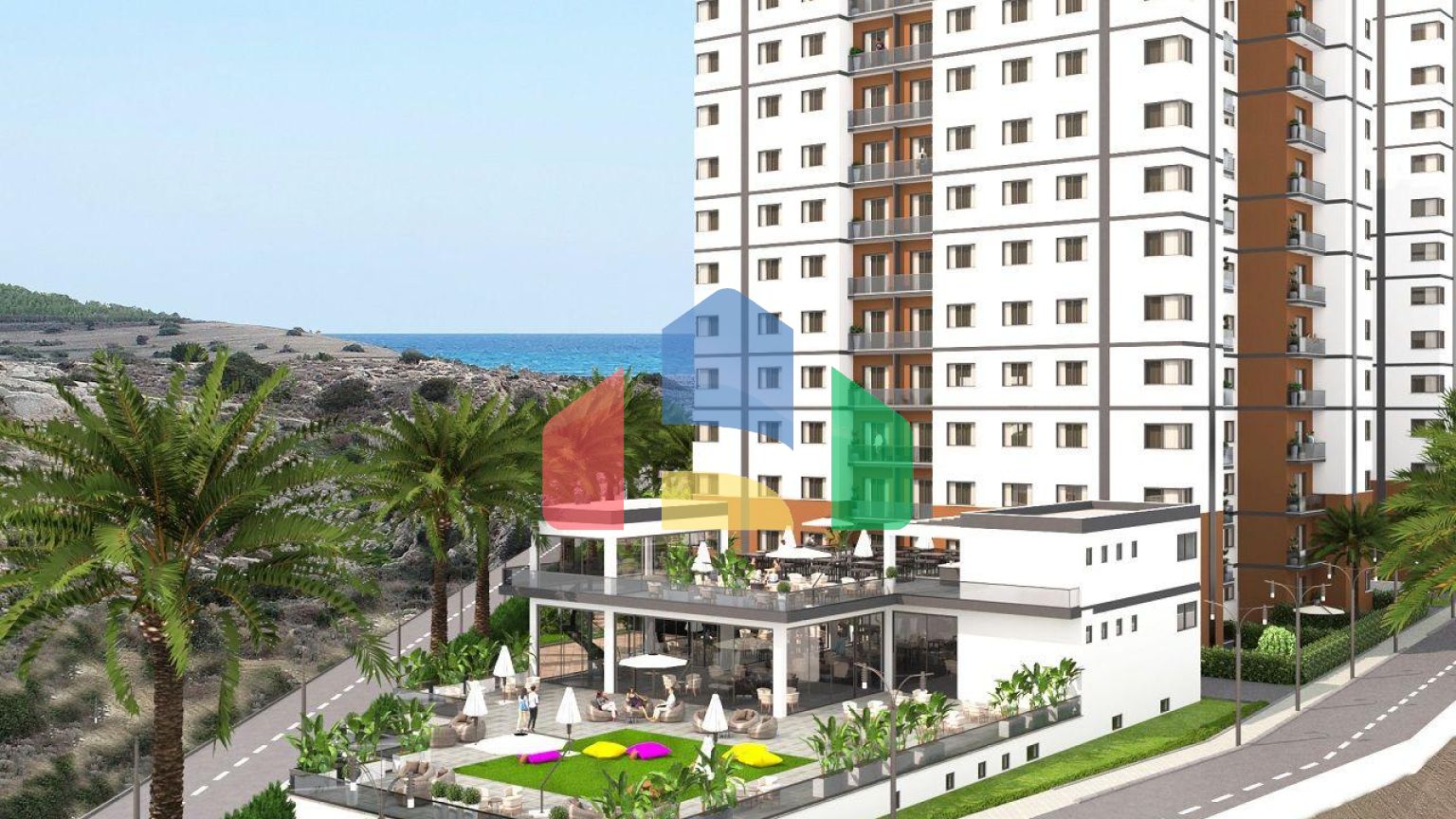 Трехкомнатная квартира 91 м2 с террасой на крыше и джакузи