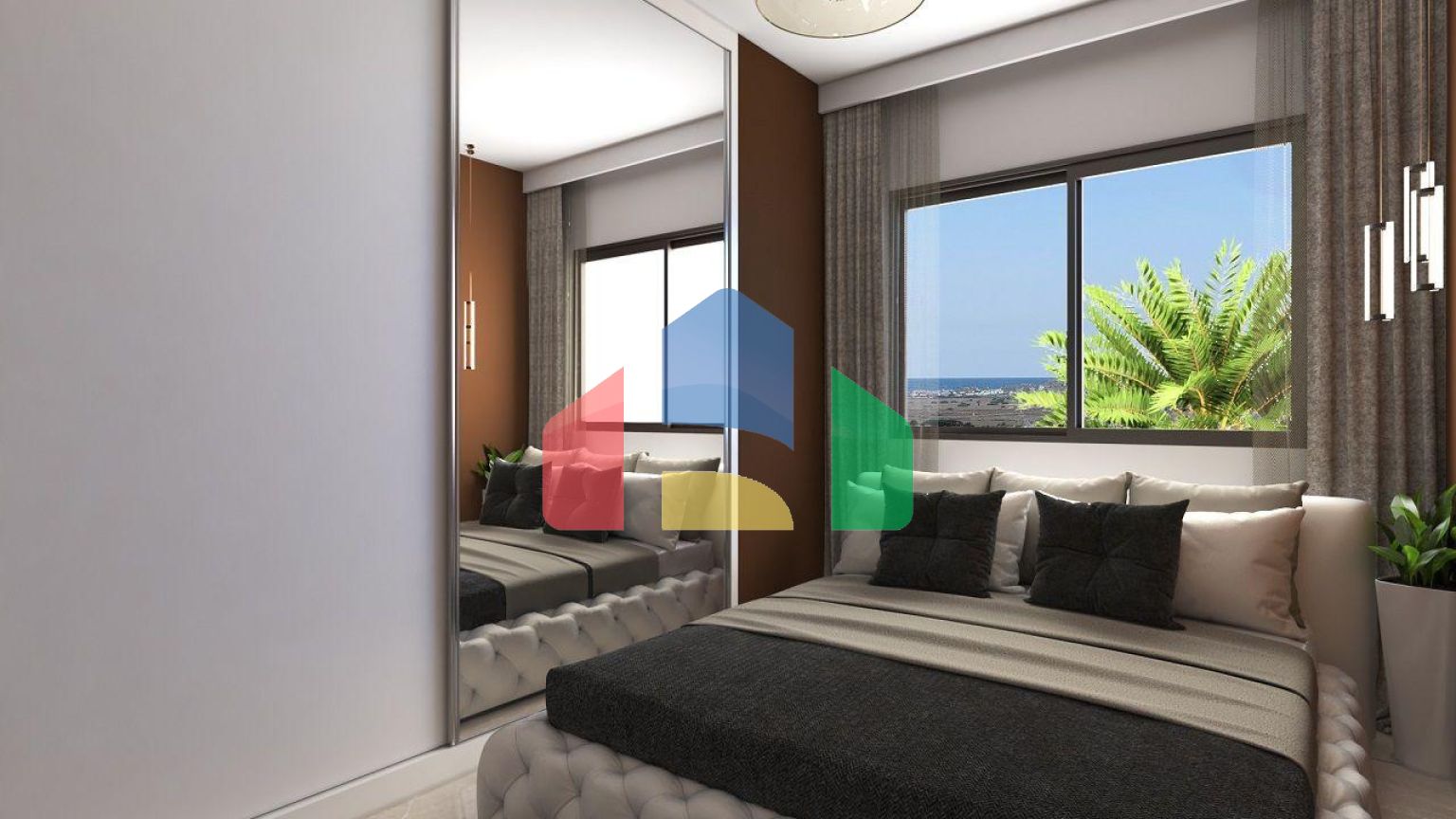 Трехкомнатная квартира 91 м2 с террасой на крыше и джакузи