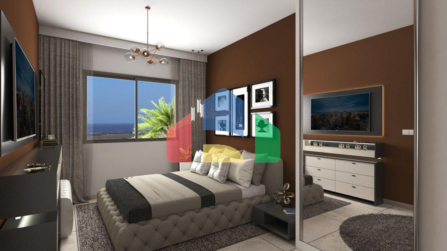 Трехкомнатная квартира 91 м2 с террасой на крыше и джакузи