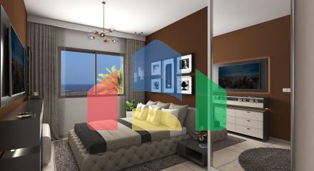 Трехкомнатная квартира 91 м2 с террасой на крыше и джакузи